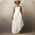 Solid Color Slim Fit Women Pleated Backless A line Dress Lace up Halterneck Large Swing Length Dress Tide by Ragazza
