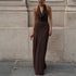 Sexy Halterneck Vest Dress Women Long Backless Party Evening Dress by Ragazza