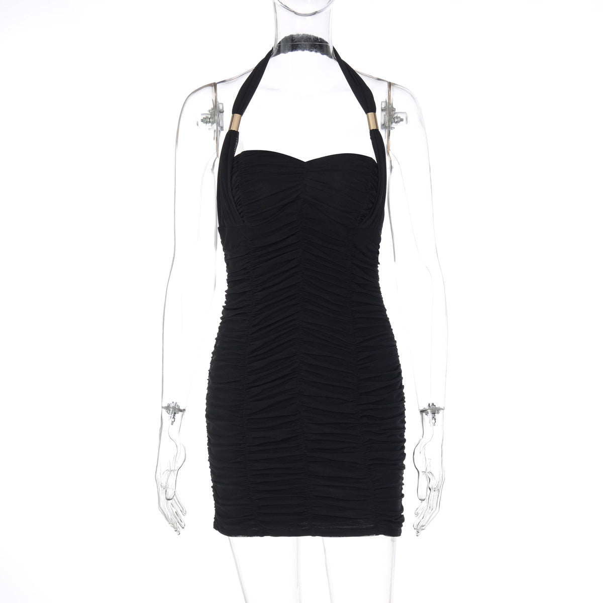 Women Clothing Winter Sexy Backless Halter Slim Sheath Dress Women by Ragazza