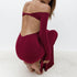 Backless Evening Maxi Dress Sexy Slim Long Sleeve Pack Sexy Dress by Ragazza