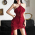 Summer Women Clothing Solid Color Slim High Waist Street Halter Backless Dress by Ragazza