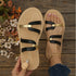 Lightweight Color Matching Platform Slippers Women Summer Casual Comfortable Lightweight Beach Slippers  DestGlow