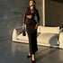 Autumn Winter Personalized Sexy Slim Long Sleeve Hollow Out Cutout Dress Women Clothing by Ragazza