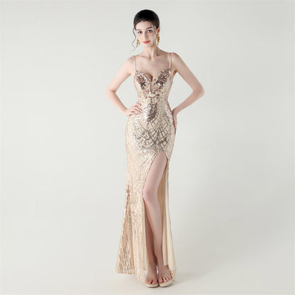 Bead Tube Craft Boning Corset Lace Waist Controlled Sequined Slim Slimming Cocktail Evening Dress by Ragazza