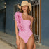 Three Dimensional Decoration Sexy Swimsuit Women Vacation Beach Two Piece Sets by Ragazza