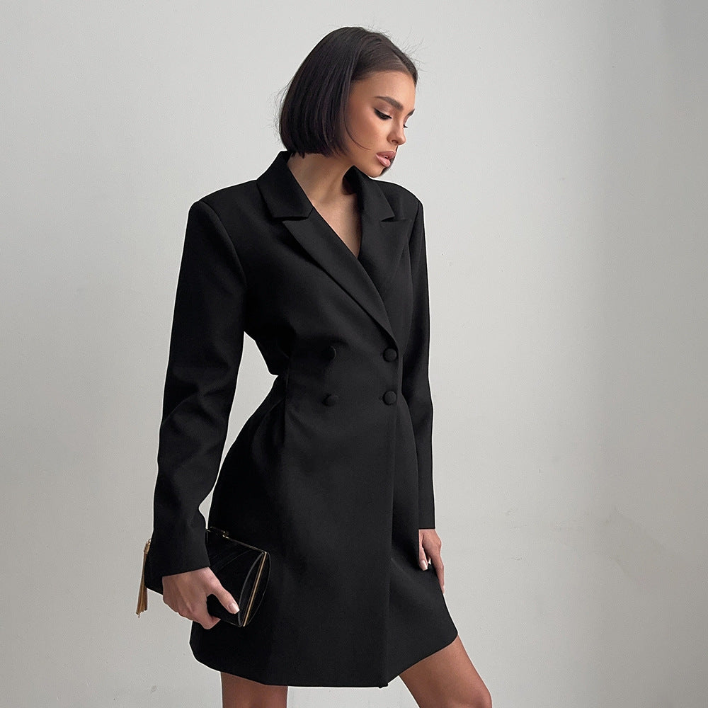 Sweet Cool Business Dress Spring Summer Office Waist Slimming Dress for Women by Ragazza
