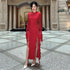 Autumn Socialite Slim Fit Ruffled Split Long Sleeve Sexy Dress by Ragazza