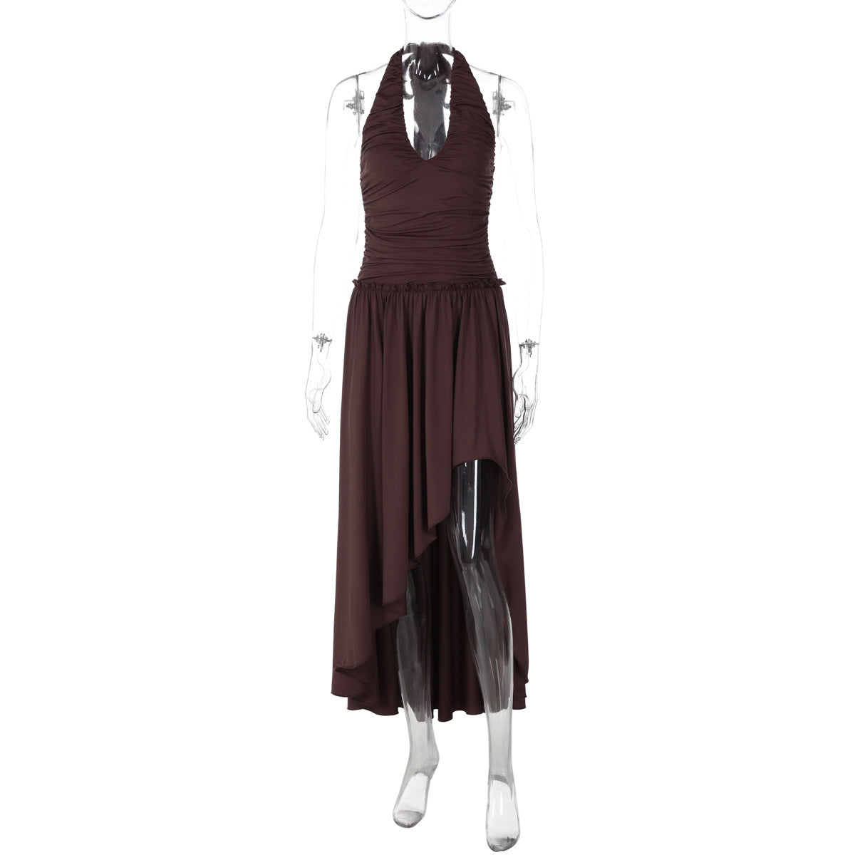 Women lothing Summer Sexy Backless Waist Trimming Lace up Elegance Sleeveless Dress  DestGlow