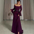 Women Clothes Long Sleeve off Shoulder Stitching Ruffle Slim Dress by Ragazza