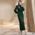 Oblique Shoulder Sexy off Shoulder Slim High Waist Maxi Dress for Women by Ragazza