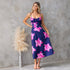 Summer Printed Slim Fit Sexy Suspenders Dress by Ragazza