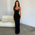 Women Clothing Spring Summer French Lace Splicing Sling Maxi Dress Sexy Slim Dress Women by Ragazza