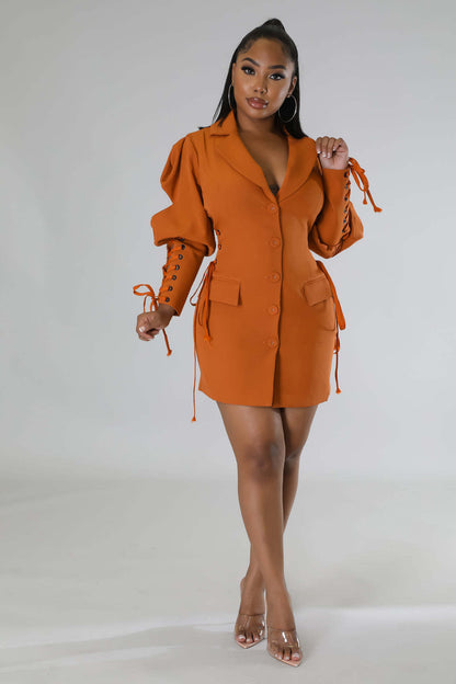 Women Clothing Autumn Winter Sexy Tied Dress by Ragazza