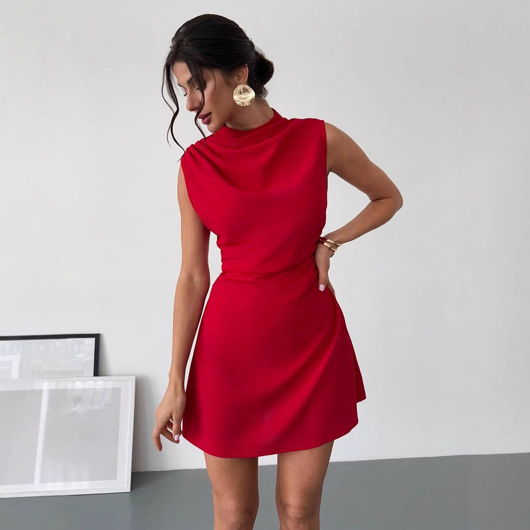 Best Women Clothes Summer Satin Dress Women High Grade Satin Dress by Ragazza