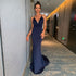 Sexy V neck Backless String Strap Dress Cocktail Evening Maxi Dress by Ragazza