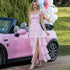 Summer Women Clothing Dress Casual Vacation Backless Long Suspender Layered Dress by Ragazza