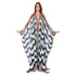 Popular Women Clothing Autumn V neck Casual Printed Jacket See through Chiffon Shirt by Ragazza