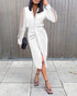 Women Lace V neck Patchwork Sheath Sexy Dress European by Ragazza