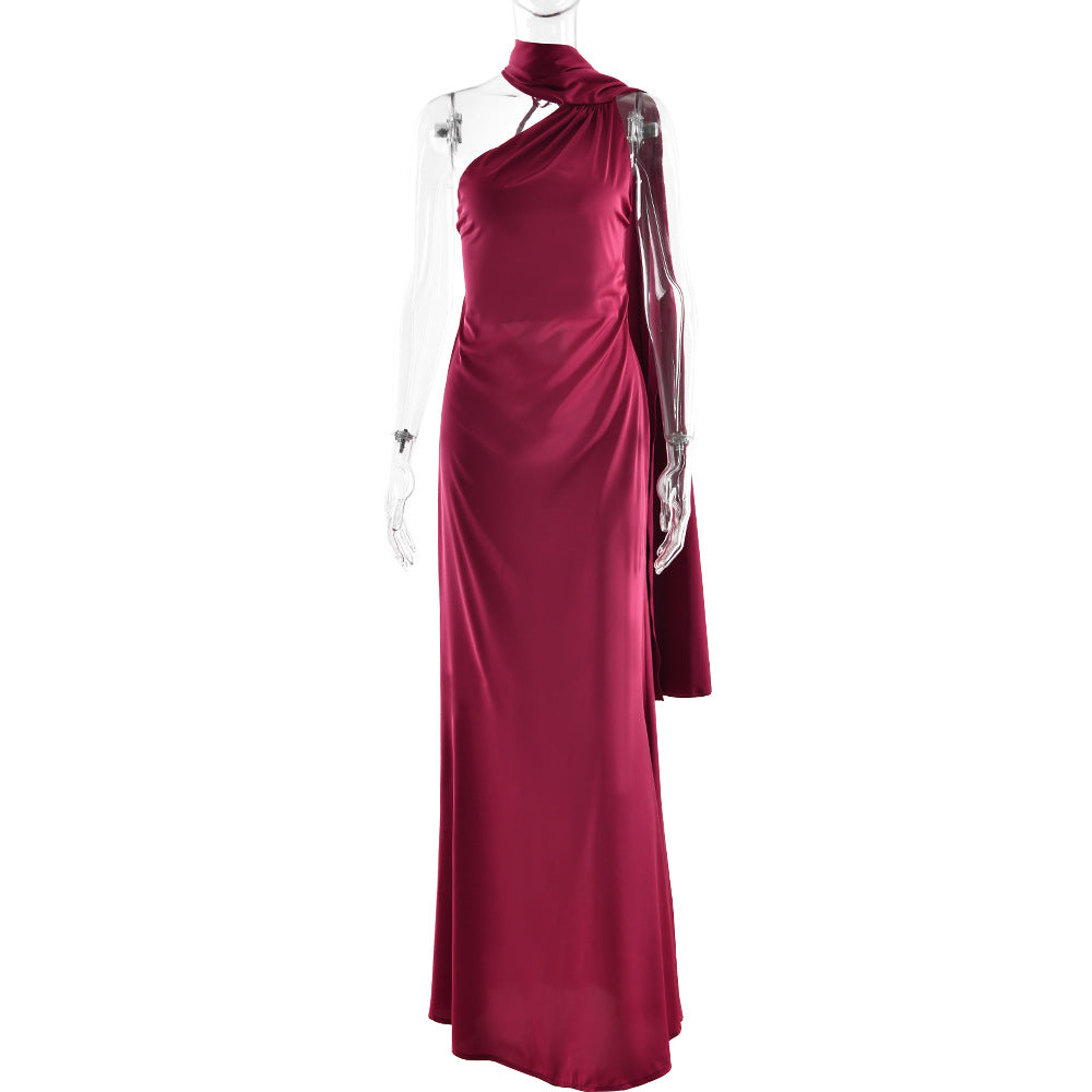 Elegant Women Ribbon Dress Fashionable Sexy Backless Slim Dress by Ragazza