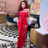 Solid Color Elegant Women Backless Lace up Tube Top Hip Pleated off Neck Dress Cocktail Dress by Ragazza