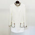 Early Spring Heavy Industry Beads Diamond Color Gem Diamond Long Sleeve Dress by Ragazza