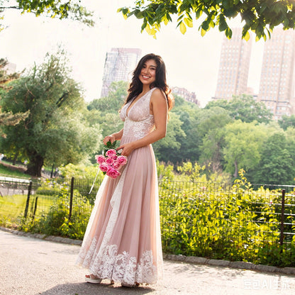 Elegant Lady Maxi Dress Summer Lace Waist High Grade Slim Dress Women  DestGlow