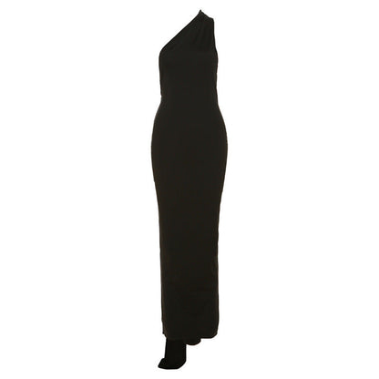 Summer Women Clothing Sexy Backless Halter Sheath Slim Fit Evening Dress Dress for Women by Ragazza