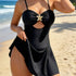 Starfish Ornament Siamese Fit One Piece Bikini Swimsuit by Ragazza