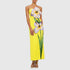 Socialite Design Maxi Dress Floral Embroidered Tube Top Sleeveless Slimming Dress Women by Ragazza
