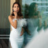 Spring Women Clothing Sexy Feather Tube Top Dress Sheath Office Tight Dress by Ragazza
