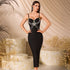Women Clothing Bandage One Piece Dress Heavy Industry Chain Diamond Skinny Slimming Maxi Dress Bandage Dress  DestGlow