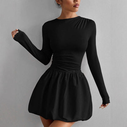 Women Bud Dress Sexy off the Shoulder Solid Color Tube Top Sleeveless by Ragazza