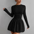Women Bud Dress Sexy off the Shoulder Solid Color Tube Top Sleeveless by Ragazza