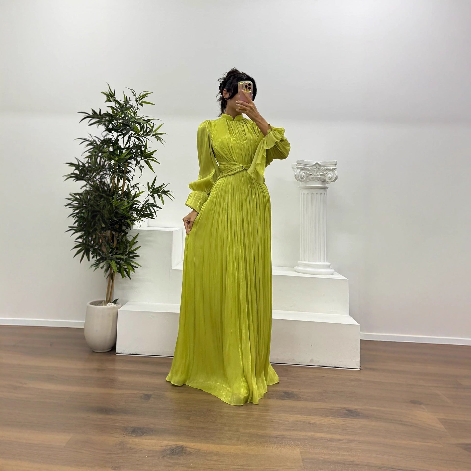 Summer French Elegant Dress Waist Dress by Ragazza