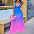 Women Clothing Deep V Plunge Neck Sexy Pleated Spaghetti Straps Corset Dress by Ragazza