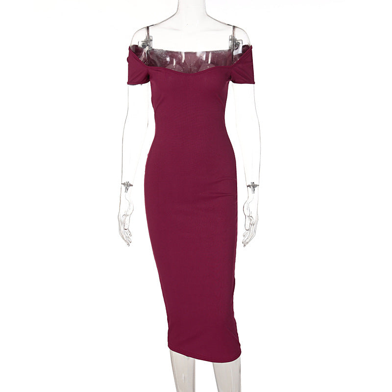 Spring Arrival off-the-Neck Rib Women by Ragazza