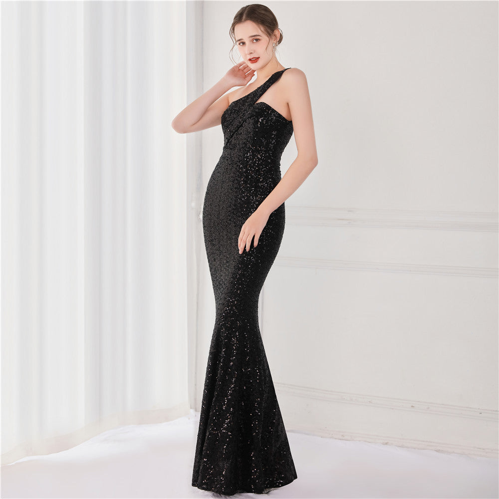 Dream Socialite Gathering Party Evening Dress Sexy Long Toast Clothing Host Dress by Ragazza
