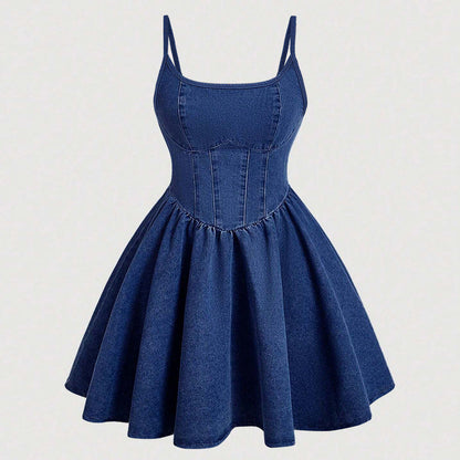 Women Clothing Sweet Spaghetti Strap Dress Casual Cute Dress Source by Ragazza