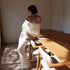 Beach Vacation Sexy Dress Knitted Hollow Out Cutout Out Off Neck Maxi Dress Blouse Summer Women&