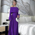 Fall Winter Women Clothing Middle East Sexy off the Shoulder Pleated Evening Dress by Ragazza