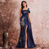 Sequin Split Dress Long Slim Fishtail Bridesmaid Cocktail Evening Dress Dress Women by Ragazza