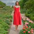 Entry Lux Elegant Dress Autumn Dinner Dress Diamond Embedded Pleating Slim Slimming Dress Women by Ragazza