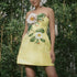 Summer Embroidery Three Dimensional Floral Sleeveless Tube Top Slimming Dress Women by Ragazza