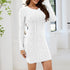 Sexy Backless Knitted Dress Fall Winter Slim Knitted Long Sweater Dress Customized by Ragazza