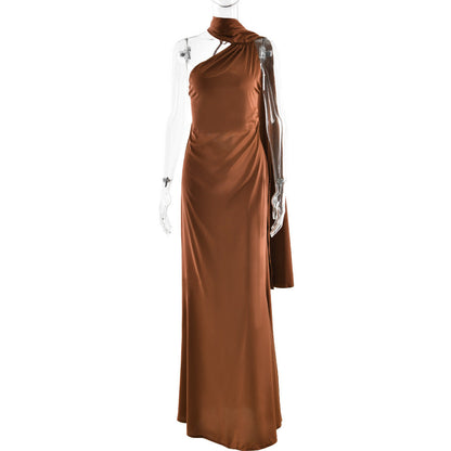 Elegant Women Ribbon Dress Fashionable Sexy Backless Slim Dress by Ragazza