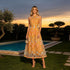 Seaside Vacation Maxi Dress Summer Embroidered Halter Light Luxury High Grade Slim Dress Women  DestGlow