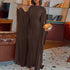 Women Clothing Pullover Backless Long Sleeves Ribbon Dress Mesh Long Wrap Slim Fit Two Piece Sets by Ragazza
