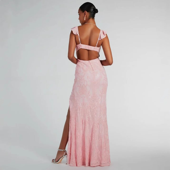 Women Clothing Sexy Sequined Dress All Matching Maxi Dress by Ragazza