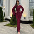 Women Clothing Autumn Pleated Waist Tight Lace up Long Sleeve Dress Women by Ragazza