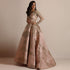 Women Clothing Gilding Large Sleeve Dress Cocktail Sexy Evening Dress Pink by Ragazza